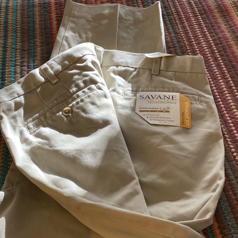 Savane new, khaki pants 38x32.